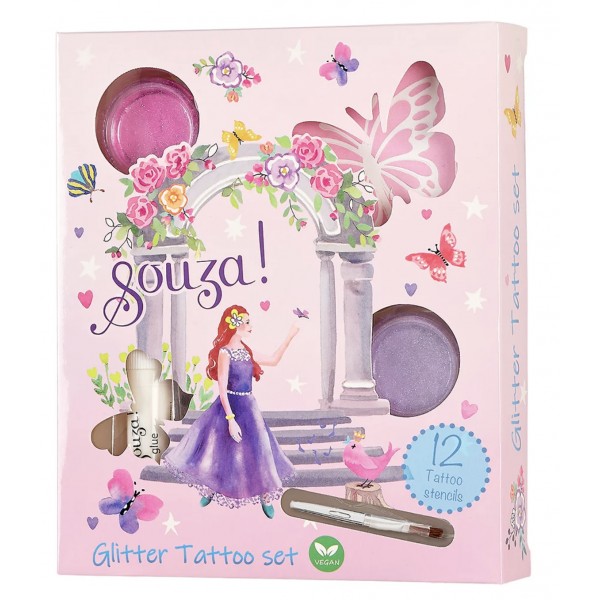 Set tatouages Glitter princesse