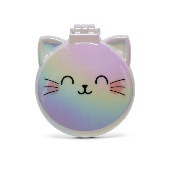 Brosse et miroir de poche - Kitty