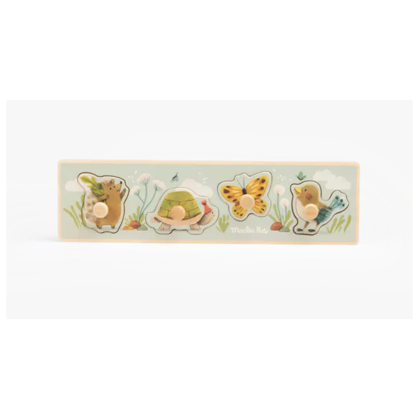 Puzzle encastrable - Trois petits lapins