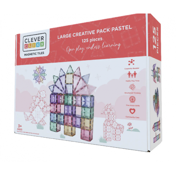 Clever Clixx - Large Creative Pack Pastel - 125 pièces