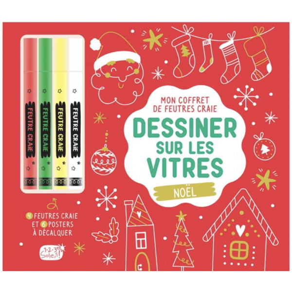 Dessiner sur les vitres - Noel