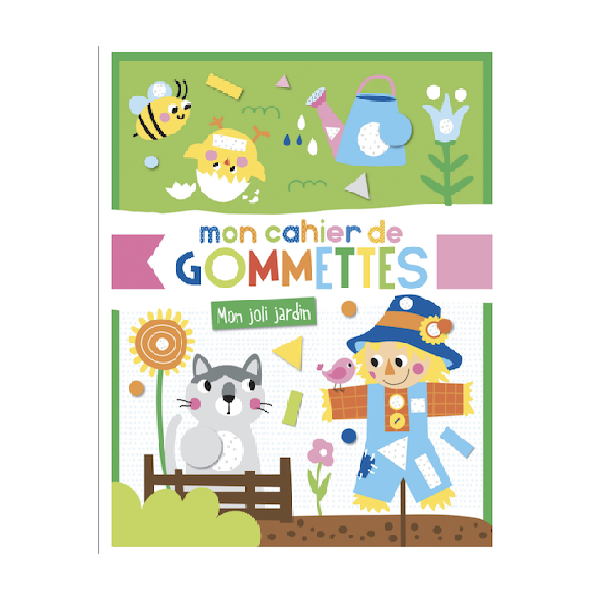 Mon cahier de gommettes - Mon joli jardin