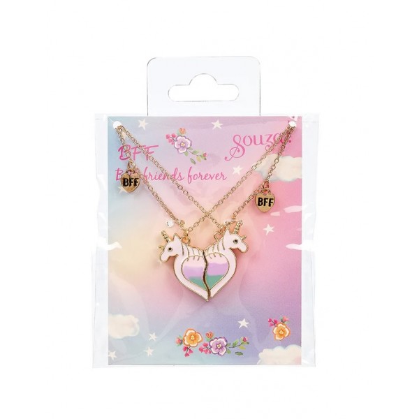 Set de 2 collier BFF Licorne