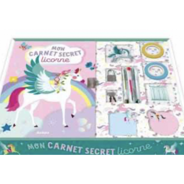 Mon carnet secret licorne -