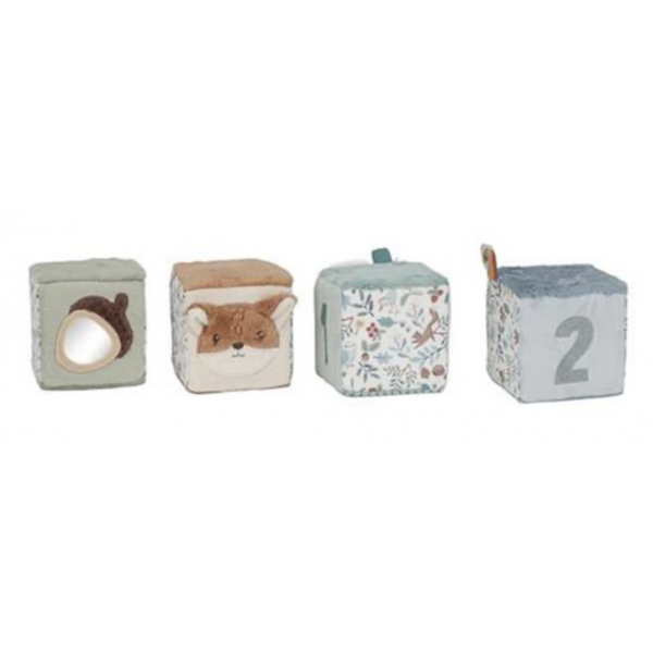 Lot de 4 cubes doux - Forest Friends