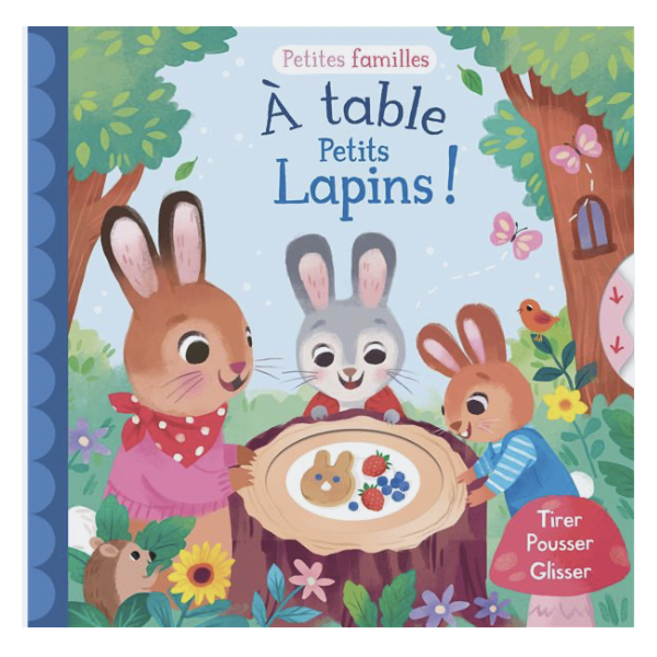 Livre - A table petits lapins