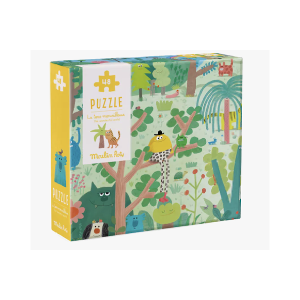 Puzzle - La terre merveilleuse 48 pièces - Les Schmouks