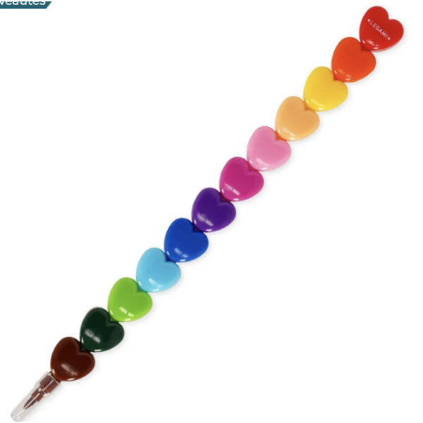 12 crayons de couleur empilables - Dream in colour