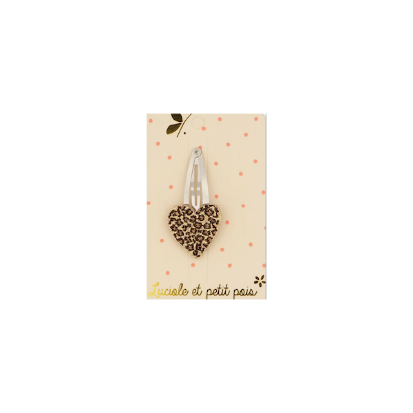 Barrette - Coeur Léo