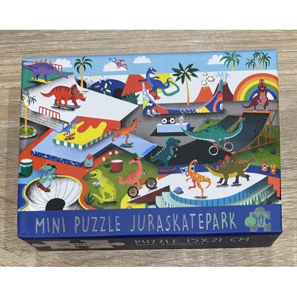 Boîte mini puzzle - Juraskatepark 50 pièces