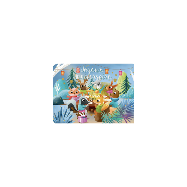 Carte - Joyeux anniversaire pique-nique