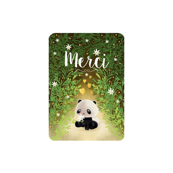 Carte - Merci panda