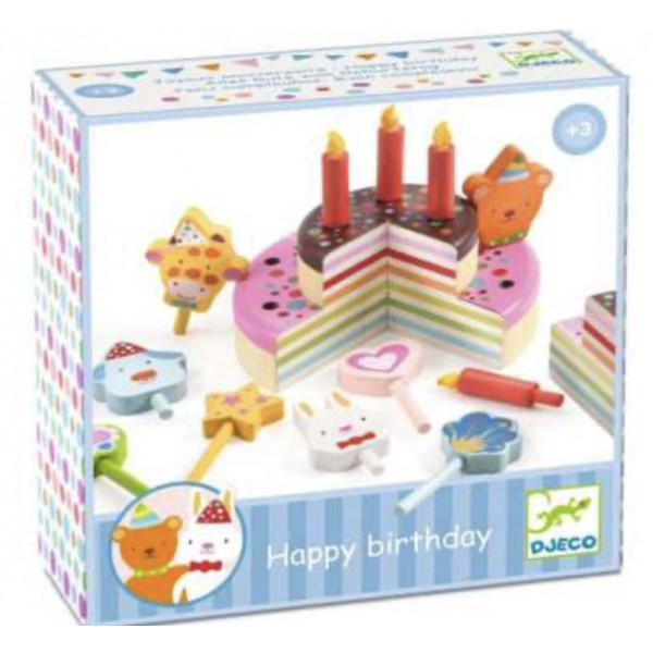 Dinette enfant - Gâteau - Happy Birthday