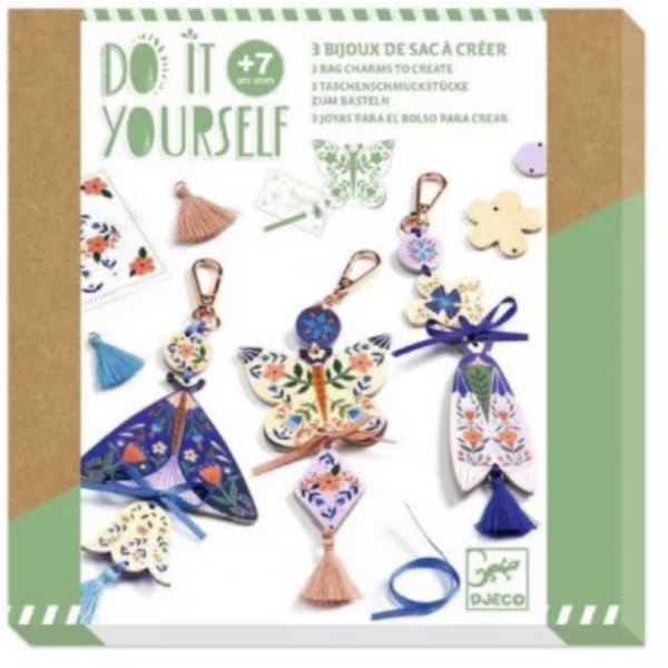 Do it yourself  - 3 Bijoux de sac à créer