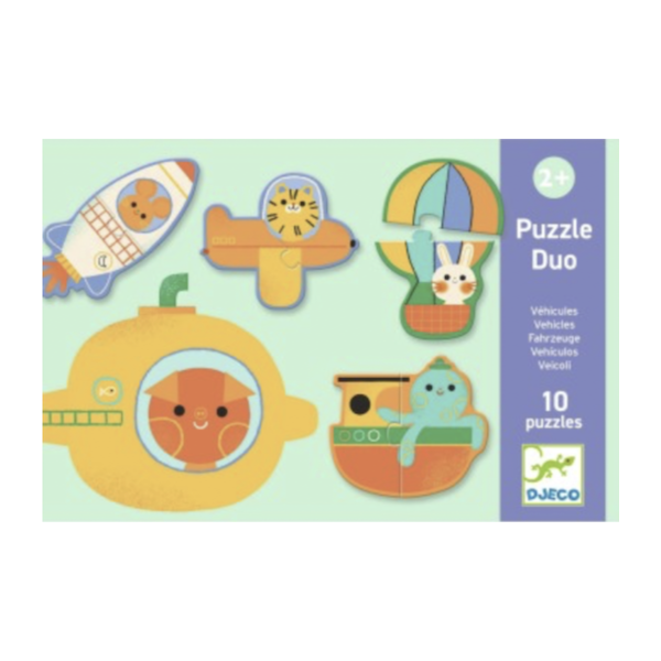 Puzzle duo - Véhicules