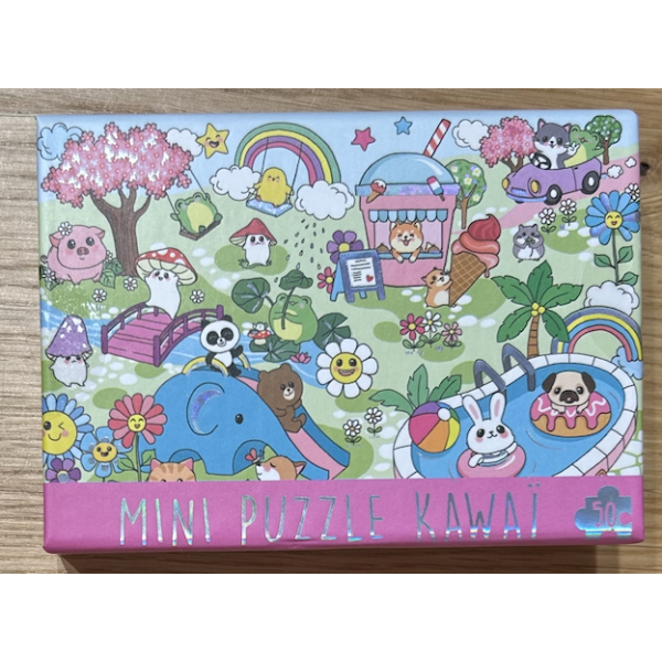 Boîte mini puzzle - Kawaï 50 pièces