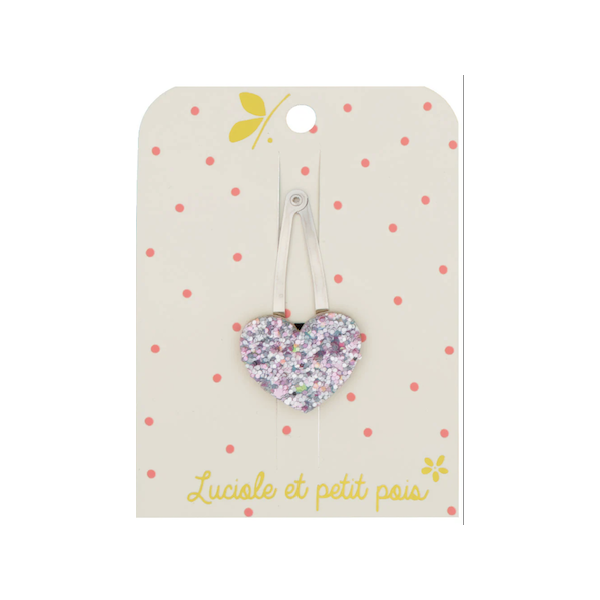 Barrette - Coeur ciel