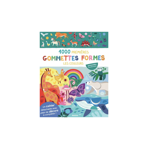 1000 gommettes formes - Les couleurs