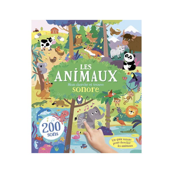 Mon cherche et trouve sonore - Les animaux
