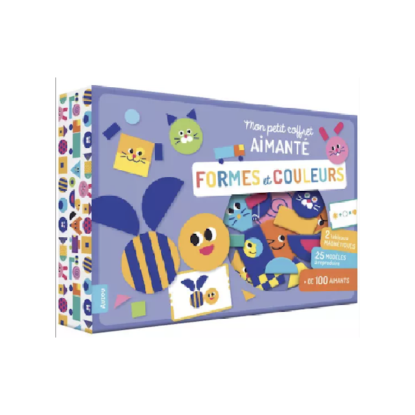 Mon petit coffret aimanté -  Formes et couleurs