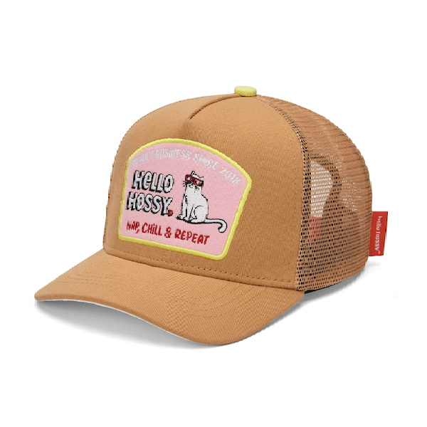 Casquette Hello Hossy - Crew Brown