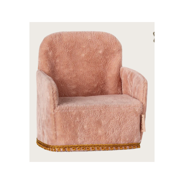 Fauteuil, Souris - Rose