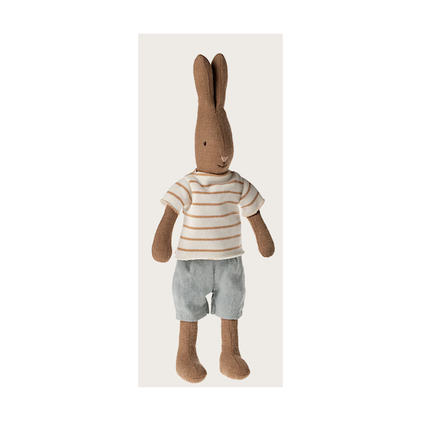 Lapin - taille 1 - Marron chocolat - T-shirt & short