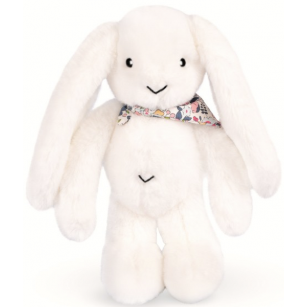 Lapin Fleurette - Blanc 35 cm