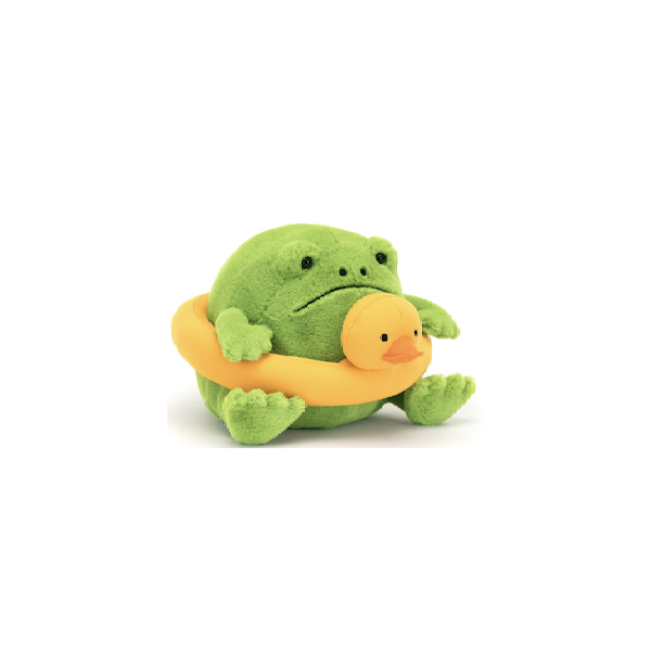 Ricky Rain Frog with Rubber Ring