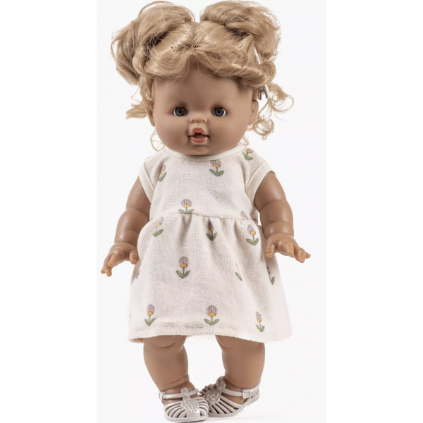 Gordies - Robe Faustine sans manches en éponge Fleurs douces -Emile & Ida