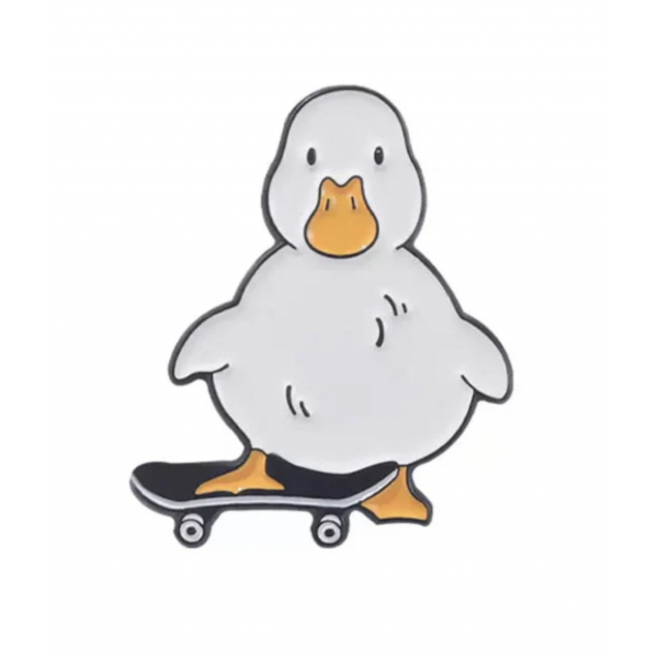 Pins - Canard sur son skateboard