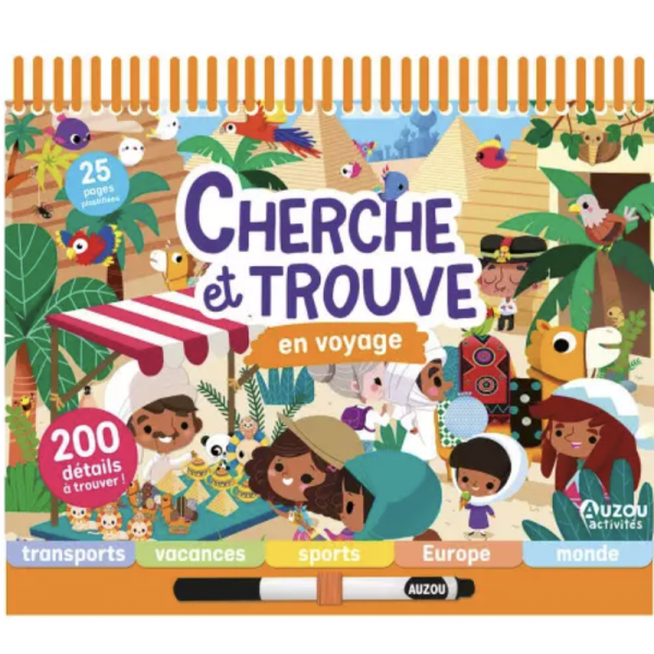 Bloc notes - Cherche et trouve - En voyage