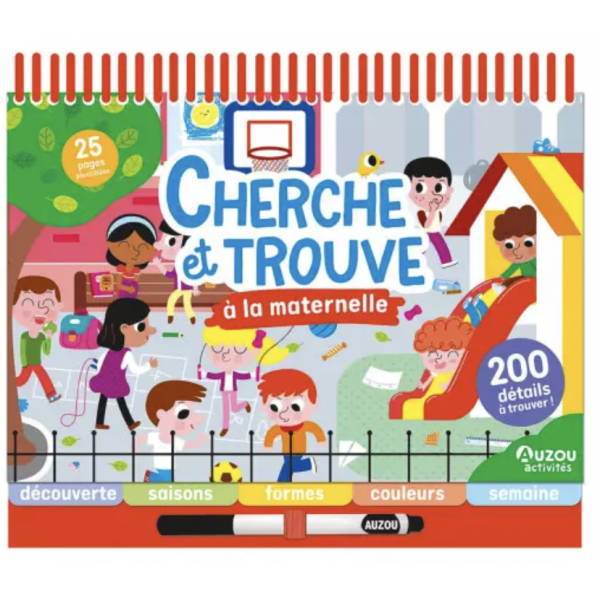 Bloc notes- Cherche et trouve - A la maternelle