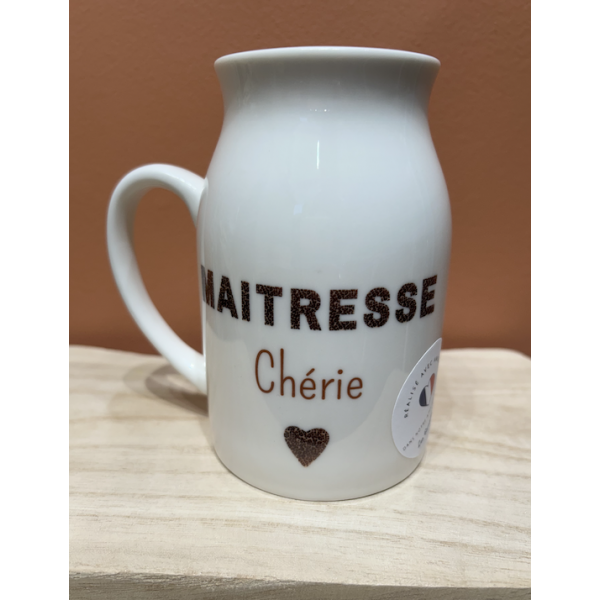 Pot à lait - petit vase - Maîtresse Léopard