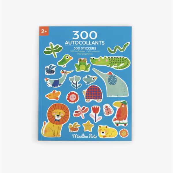 Cahier de 300 stickers - Les Toupitis