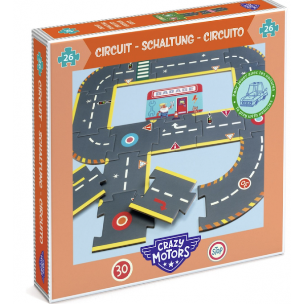 Crazy Motors - Puzzle circuit 26 pièces