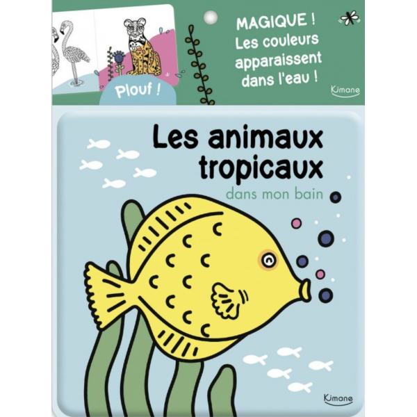 Livre de bain - Les animaux tropicaux