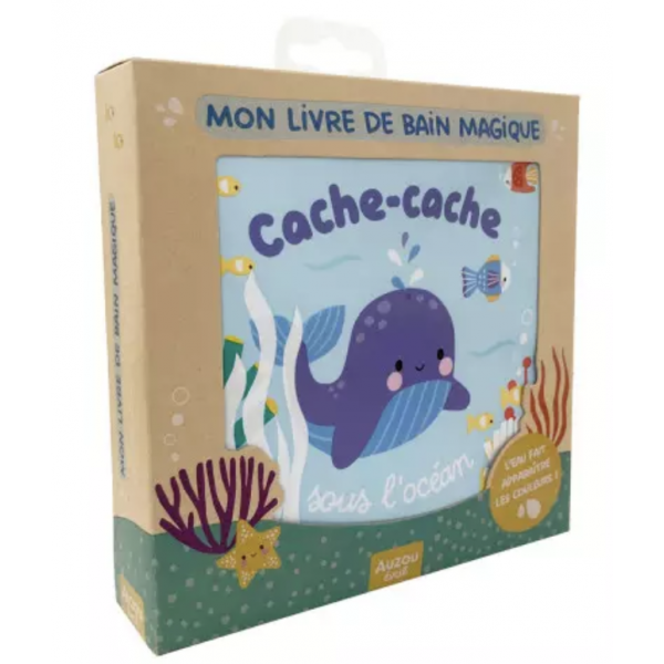 Mon livre de bain magique - Cache cache sous l'océan