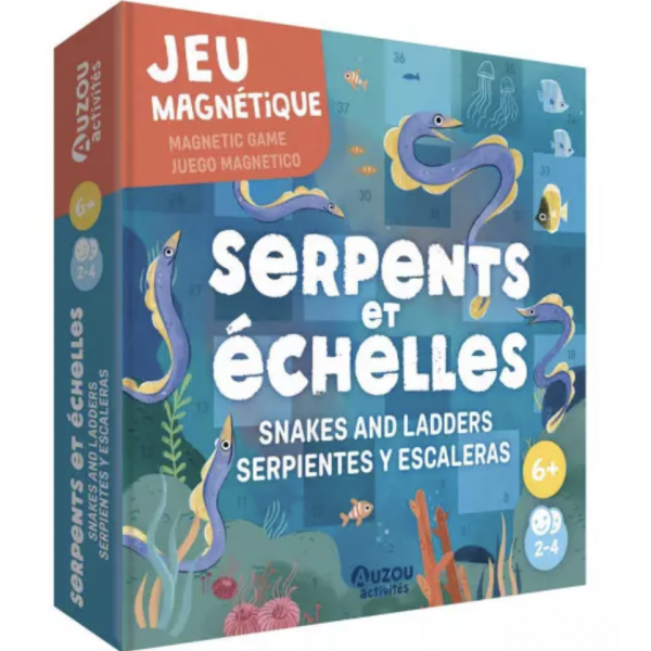 Jeu magnétique - Serpents et échelles