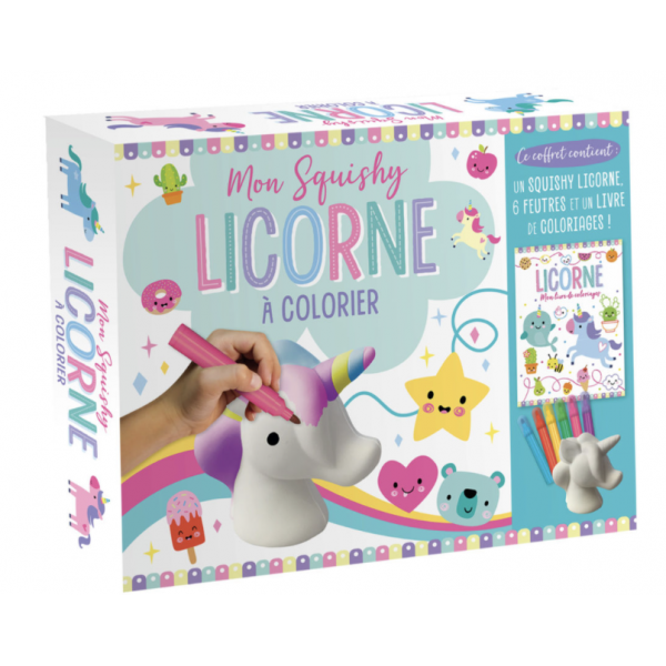 Squishy à colorier - Licornes