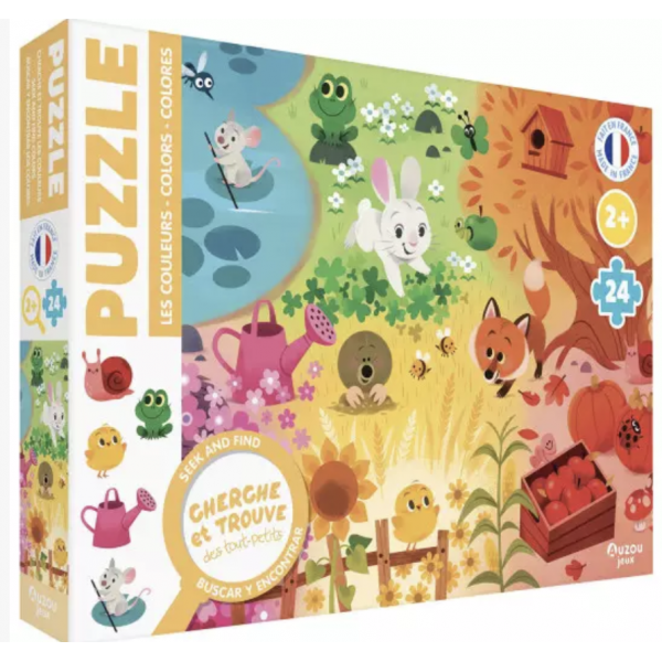 Puzzle - Cherche et trouve des touts petits - Les couleurs