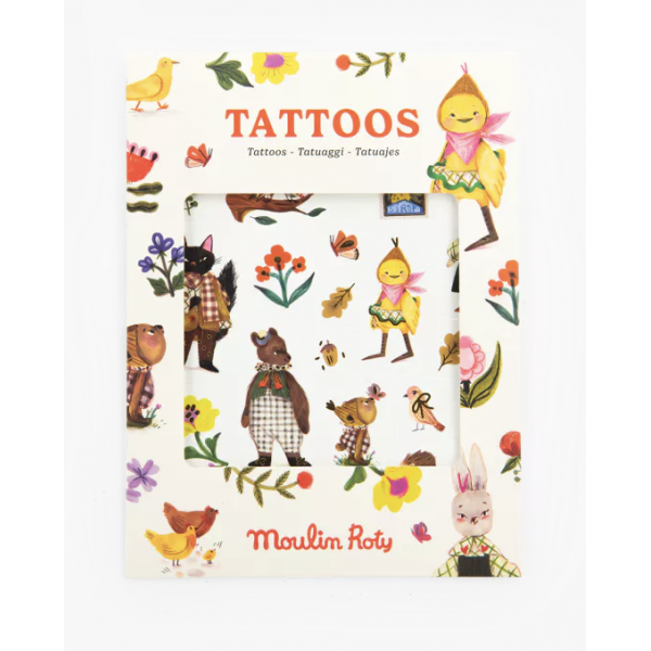 Set de tattoos Moulin Roty - Différents modèles
