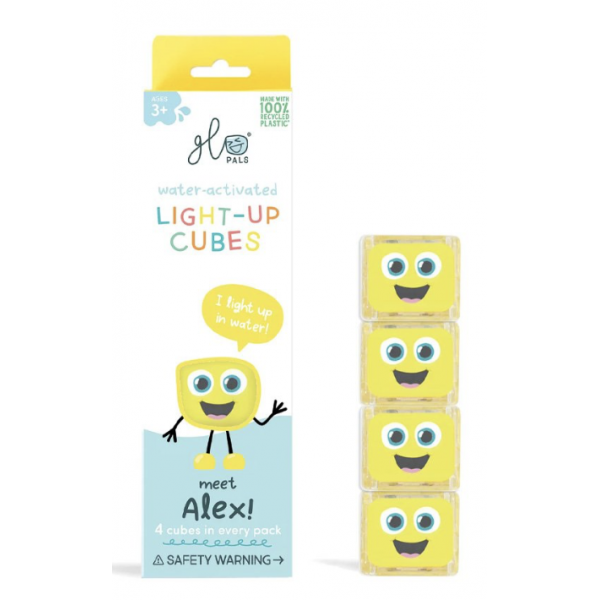 Cube Lumineux Alex - Jaune