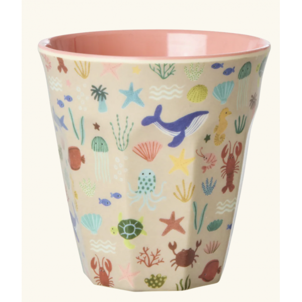 Gobelet - Corail - Ocean Print