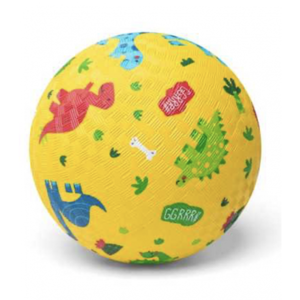 Ballon - Dinosaures jaune 18 cm