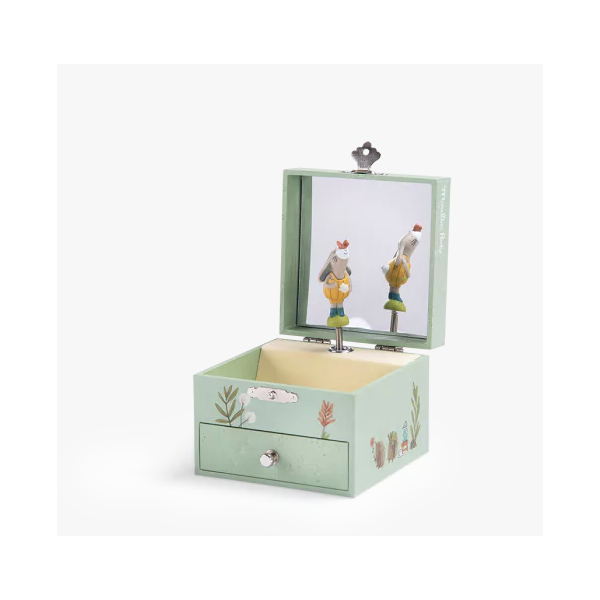 Boîte à musique coffret - Trois petits lapins