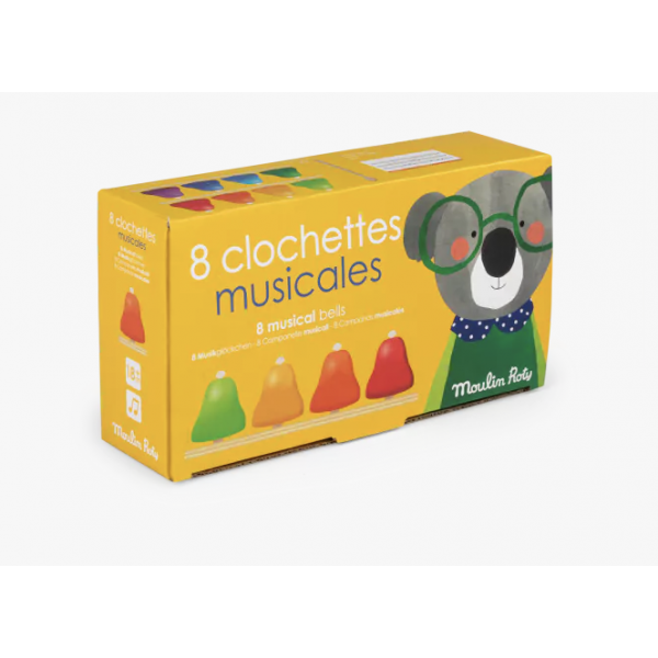 8 clochettes musicales - Les Popipop