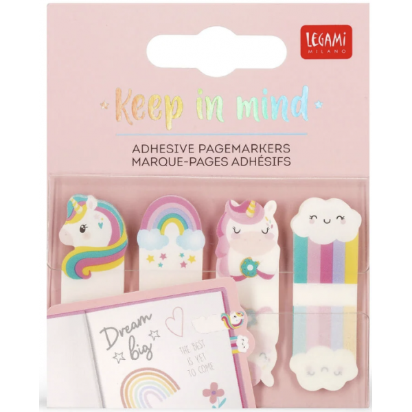 Marque pages adhésifs - Unicorn