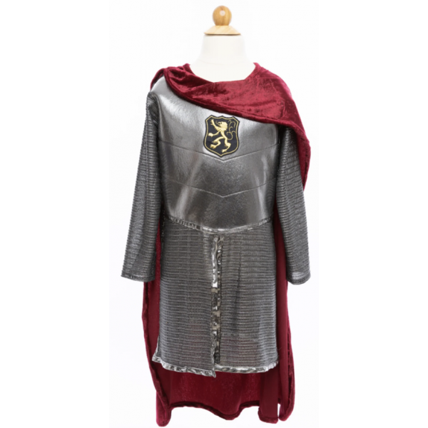 Déguisement - Tunique de chevalier avec cape T 7/8 ans
