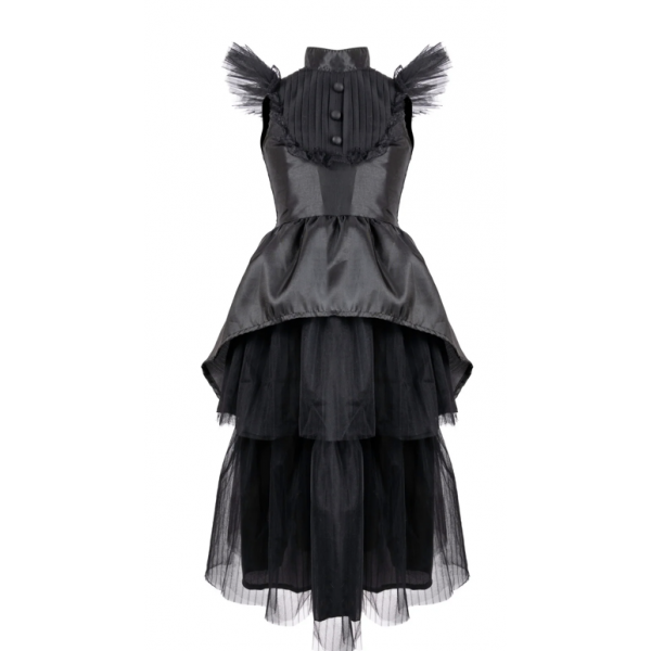 Déguisement - Robe de sorcière gothique - T7/8 ans
